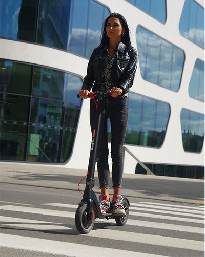 Elektrinis paspirtukas Beaster Scooter BS801B, 700 W, 36 V, 10 Ah, 25,4 cm ratai, juodas