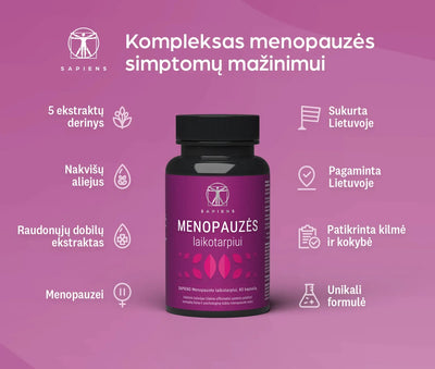 Sapiens Kompleksas menopauzei