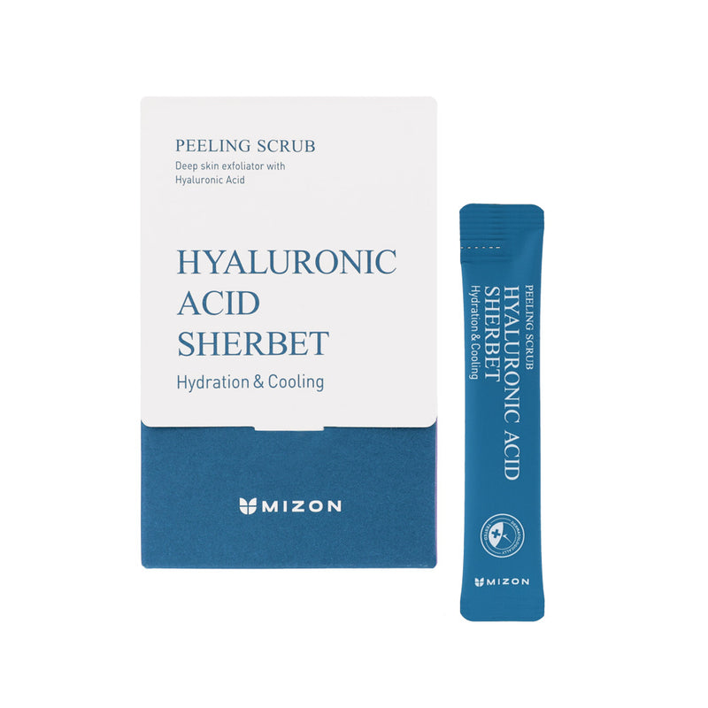 Mizon Hyaluronic Sherbet Peeling Scrub Veido šveitiklis 40 vnt