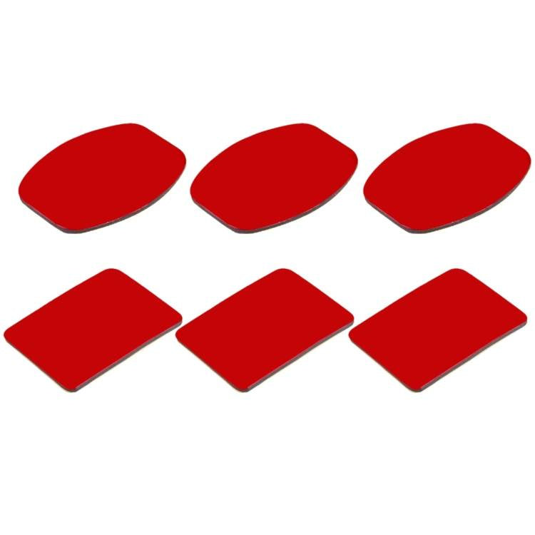 Set of 6x VHB Puluz stickers for Osmo Action / GoPro, Zestaw 6x naklejek VHB Puluz do Osmo Action / GoPro