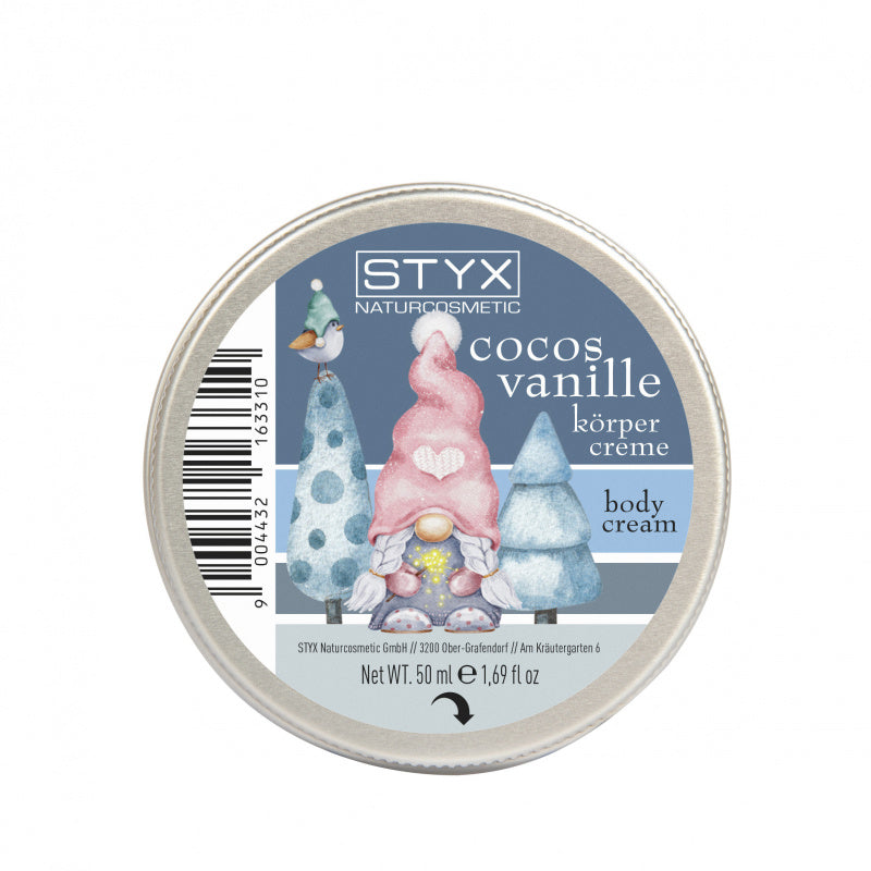 STYX COCO Žiemos leidimo COCOS vanilinis kūno kremas, 50 ml