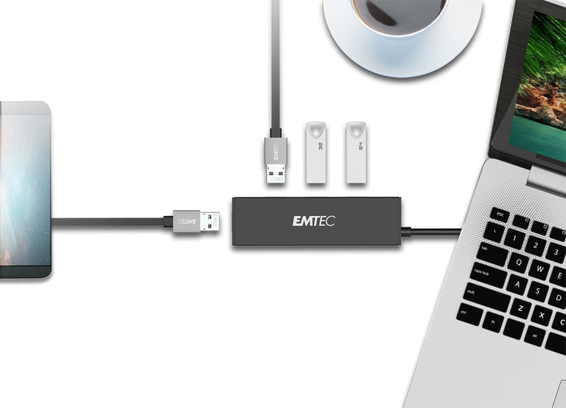 Emtec Hub Ultra Slim USB3.2 4-Port