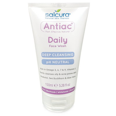 Salcura Antiac Daily Face Wash daily cleanser for acne-prone skin, 150ml