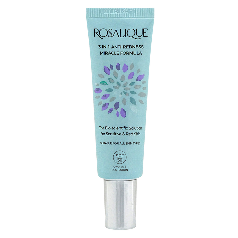 Rosalique 3 in 1 Anti-Redness Miracle Formula face cream for reddened skin 30 ml