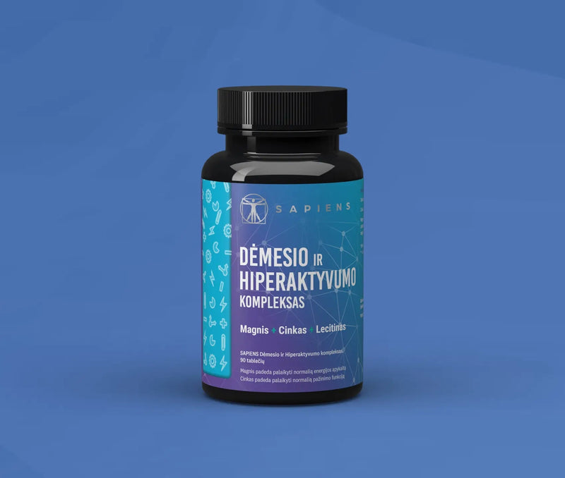 Sapiens Attention and Hyperactivity Complex Food Supplement 