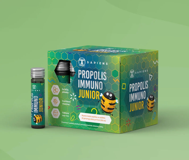Sapiens Propolis Immuno Junior Food Supplement 