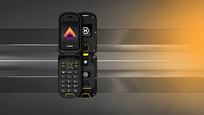 MyPhone Hammer Bow LTE Dual Sim, черный/желтый