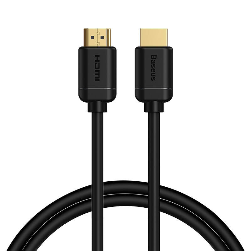 Baseus 2x HDMI 2.0 4K 60Hz Cable, 3D, HDR, 18Gbps, 1m (black), Kabel HDMI 2.0 Baseus, 4K 60Hz, 3D, HDR, 18Gbps, 1m (czarny)