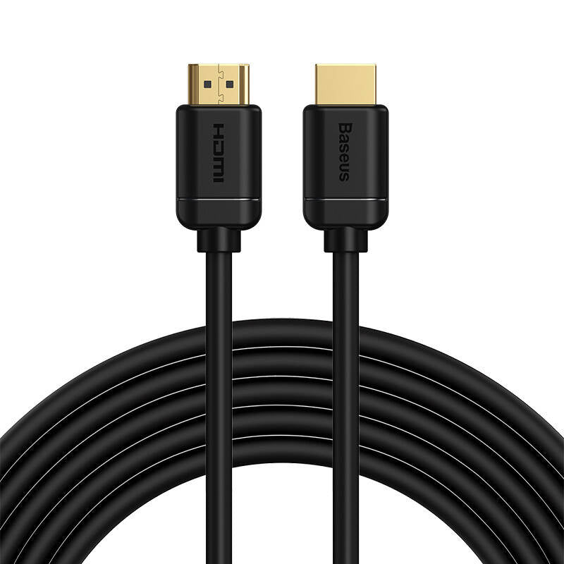 Baseus 2x HDMI 2.0 4K 60Hz Cable, 3D, HDR, 18Gbps, 5m (black), Kabel HDMI 2.0 Baseus, 4K 60Hz, 3D, HDR, 18Gbps, 5m (czarny)