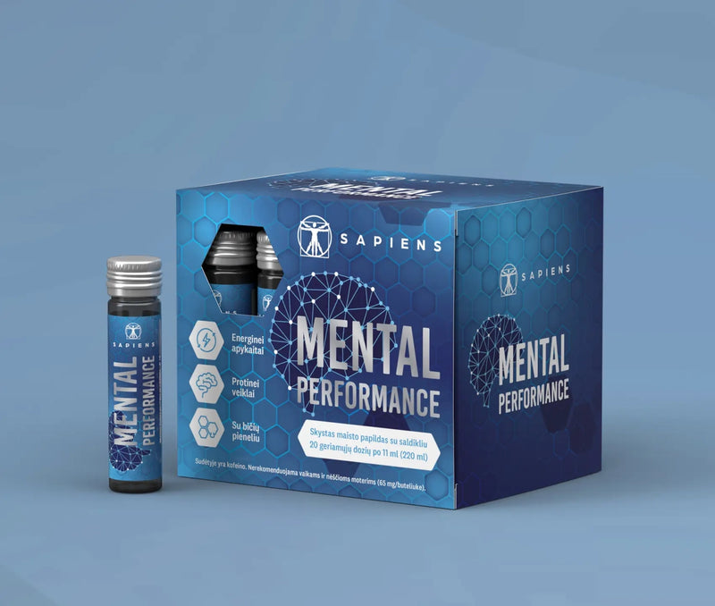Sapiens Mental Performance Food Supplement 