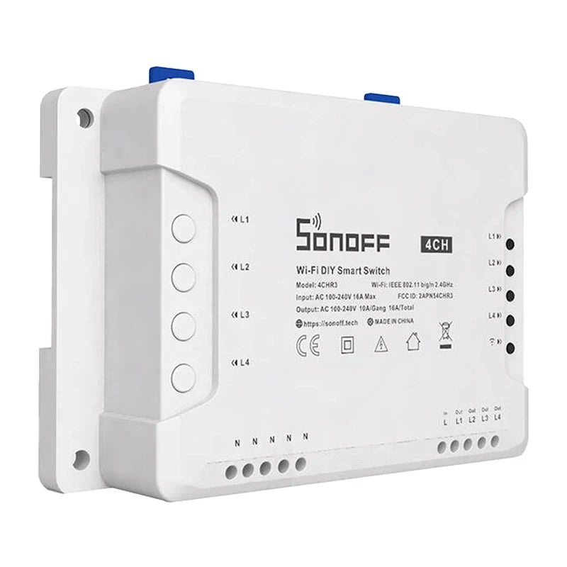 SONOFF WiFi Smart Switch 4CHR3, Inteligentny przełącznik WiFi SONOFF 4CHR3