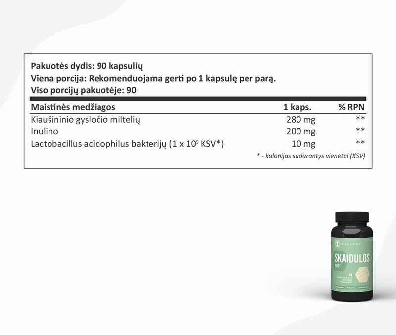 Sapiens Vitaminų Rinkinys Moterims