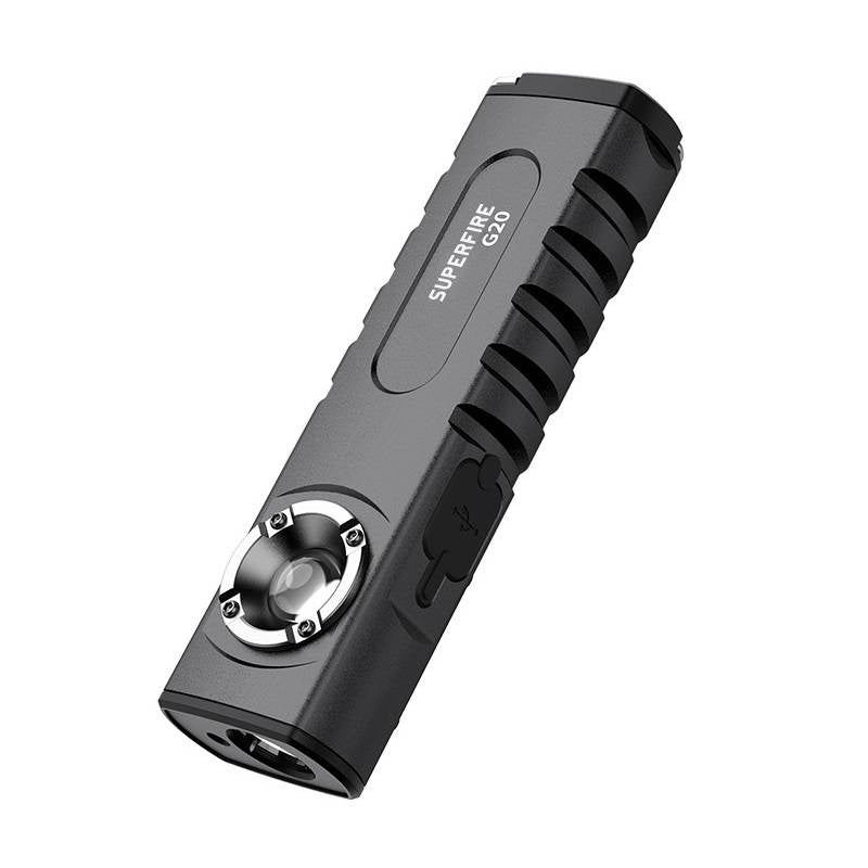 Multifunction Flashlight SuperFire G20, 470lm, USB, Latarka wielofunkcyjna Superfire G20, 470lm, USB