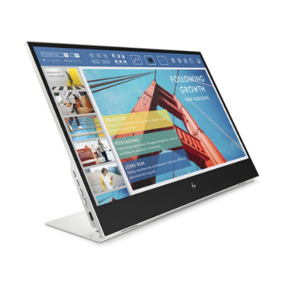 HP E14 G4 FHD Portable Monitor - DAMAGED - 14" 1920x1080 FHD 400-nit 60Hz AG, IPS, 2x USB-C, tilt/swivel, 3 years