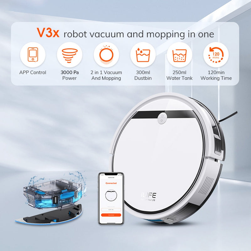 iLife V3X Pro robot vacuum cleaner
