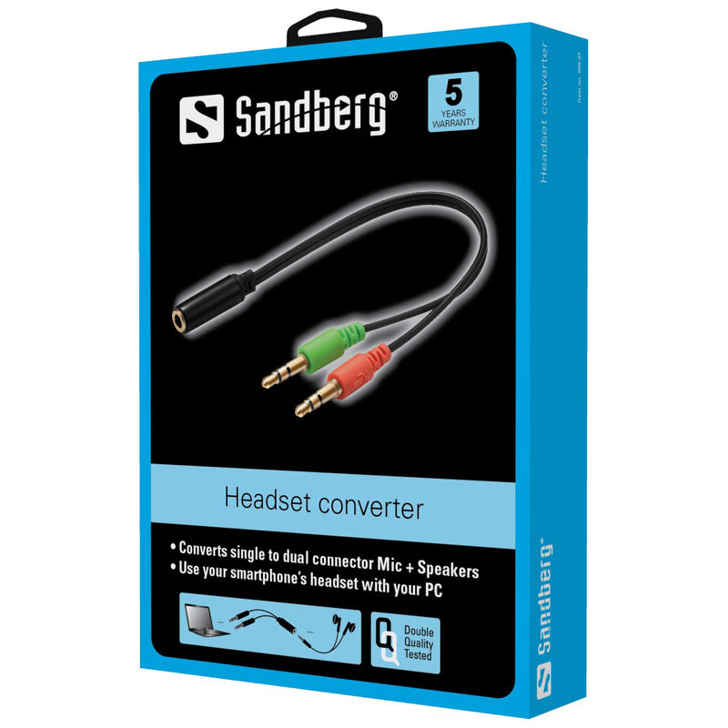 Sandberg 508-67 Headset Converter (mobile) > PC