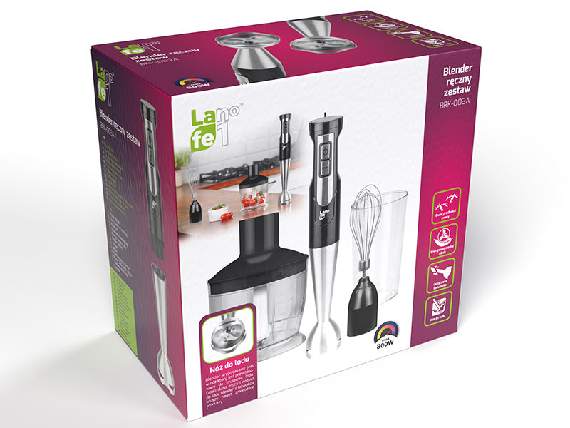 Lafe 46742 Hand Blender Set BRK-003A Damaged Box