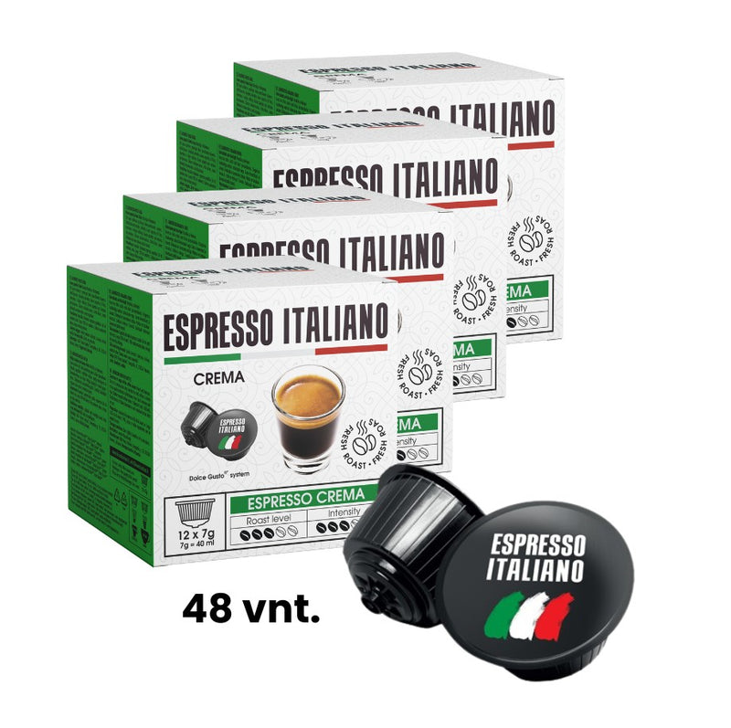 Kavos kapsulės Espresso Italiano Crema 48 kaps.