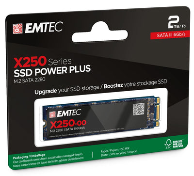 Emtec SSD M.2 Sata X250 2TB Power Plus
