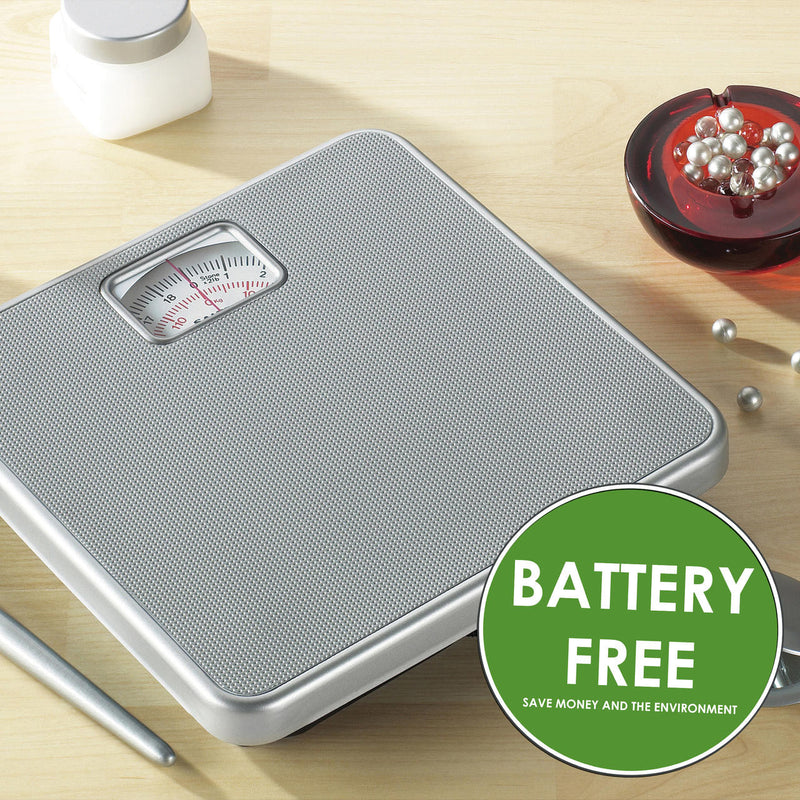 Salter 433 SFEU12 Mechanical Bathroom Scale Silver