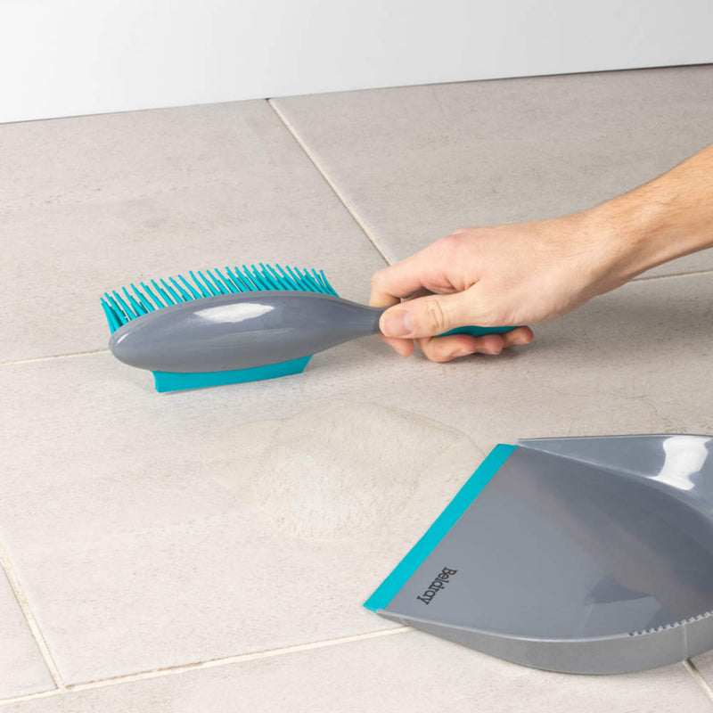 Beldray LA034191UFFEU7 Antibac Pet Plus+ Rubber Head Dustpan & Brush Set
