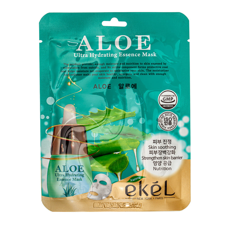 Ekel Ultra Hydrating Essence Mask Aloe Sheet face mask with aloe 25 g.