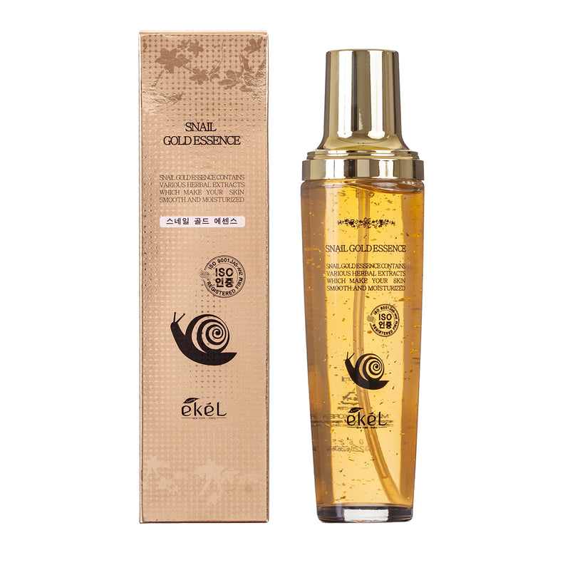 Ekel Snail Gold Essence Facial essence with gold and snail mucin, 150 ml.