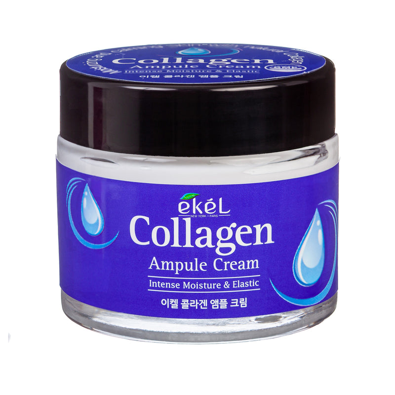 Ekel Ampule Cream Collagen Facial cream with collagen, 70 ml.