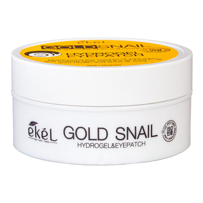 Ekel Gold Snail Eye Patch Патчи для глаз с золотом и экстрактом сыворотки улитки, 90г. / 60 ед.