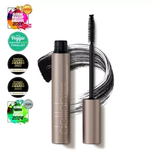 Delilah Intense Day-to-Night Buildable Volumising and Defining Mascara ilginantis ir tankinantis blakstienų tušas 10.5ml Black