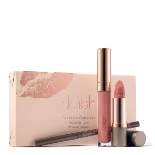 Delilah Nude Lip Wardrobe Vol2 rinkinys lūpoms Rinkinys