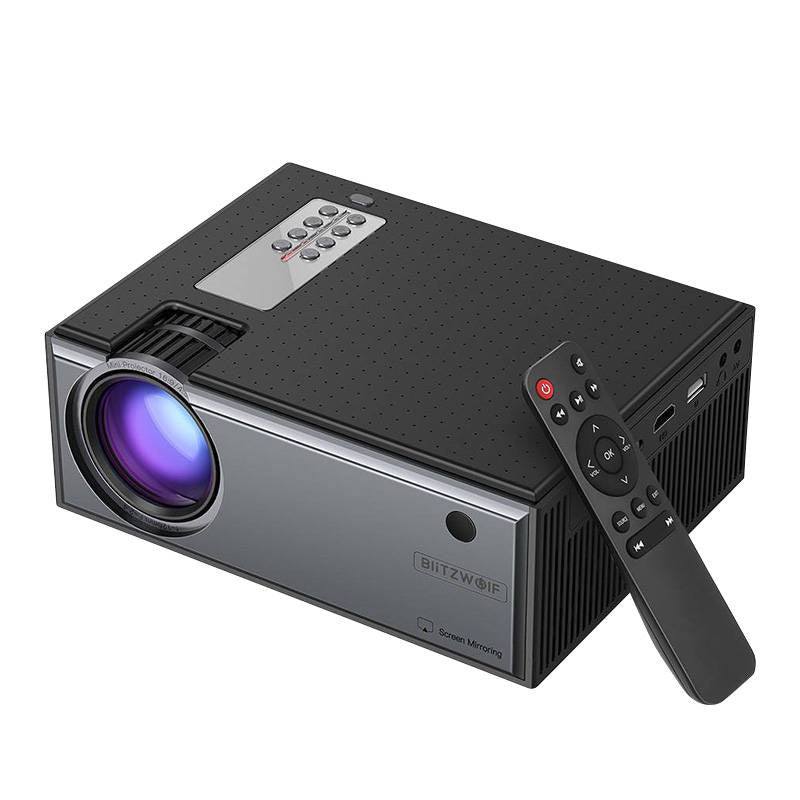Projector BlitzWolf BW-VP1 Pro 2800 lm, LCD panel + LED lamp, Rzutnik / Projektor BlitzWolf BW-VP1 Pro 720p, 2800 lm, Panel LCD + lampa LED