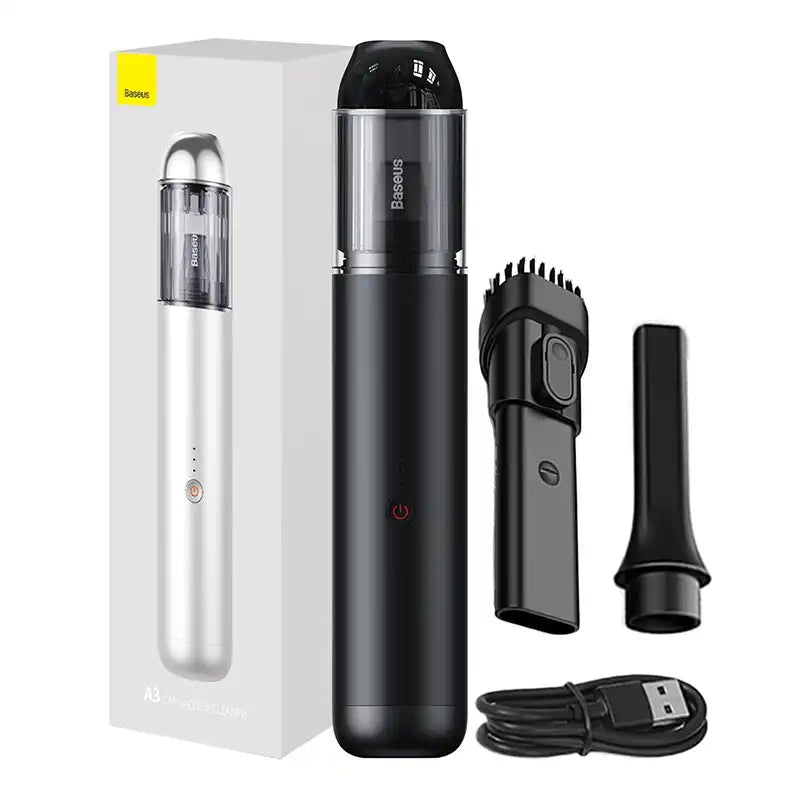 Cordless Car Vacuum Cleaner Baseus A3 15000Pa (black), Bezprzewodowy odkurzacz samochodowy Baseus A3 15000Pa (czarny)