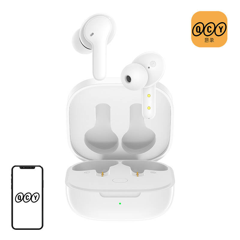 Wireless Earphones TWS QCY T13 (white), Słuchawki TWS QCY T13 (białe)