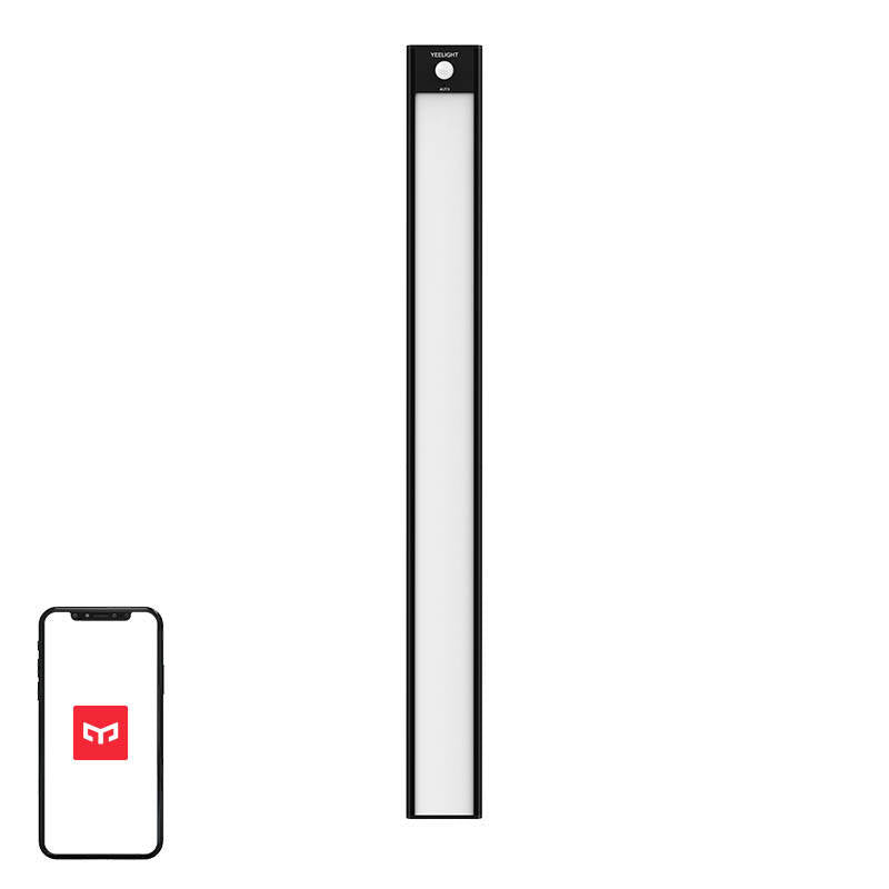 Yeelight Closet Light Black 40cm 2700K, Lampka do szafy z czujnikiem ruchu Yeelight Closet Light 40cm (Czarny) 2700K