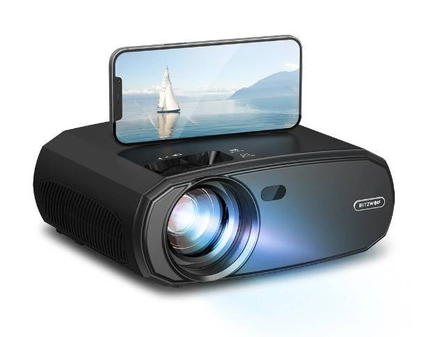 Projector BlitzWolf BW-VP13 Full HD 1920x1800P WiFi (black), Rzutnik / Projektor BlitzWolf BW-VP13 Full HD 1920x1800P WiFi (czarny)