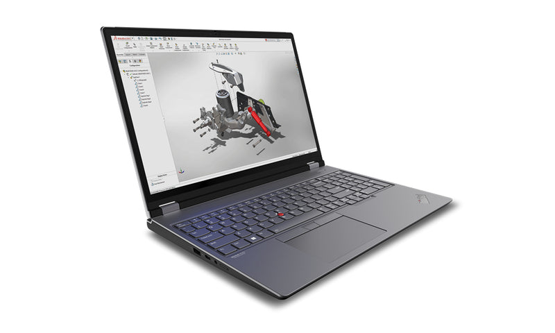 Lenovo ThinkPad P16 Gen 2 MOBILE WORKSTATION Core™ i7-14700HX 1TB SSD 32GB 16" WQUXGA (3840x2400) IPS WIN11 Pro IR Webcam NVIDIA® RTX 1000 Ada 6144MB STORM GREY Backlit Keyboard FP Reader. 1 Year Warranty