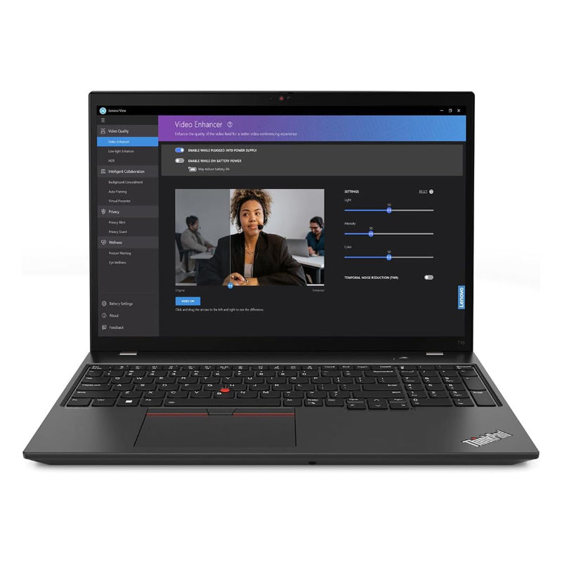 Lenovo ThinkPad T16 Gen 2 Core™ i5-1335U 512GB SSD 16GB 16" WUXGA (1920x1200) TOUCHSCREEN IPS WIN11 Pro IR Webcam THUNDER BLACK Backlit Keyboard FP Reader 3 Year warranty