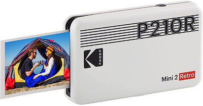 Мгновенный фотопринтер Kodak Mini 2 Retro, белый