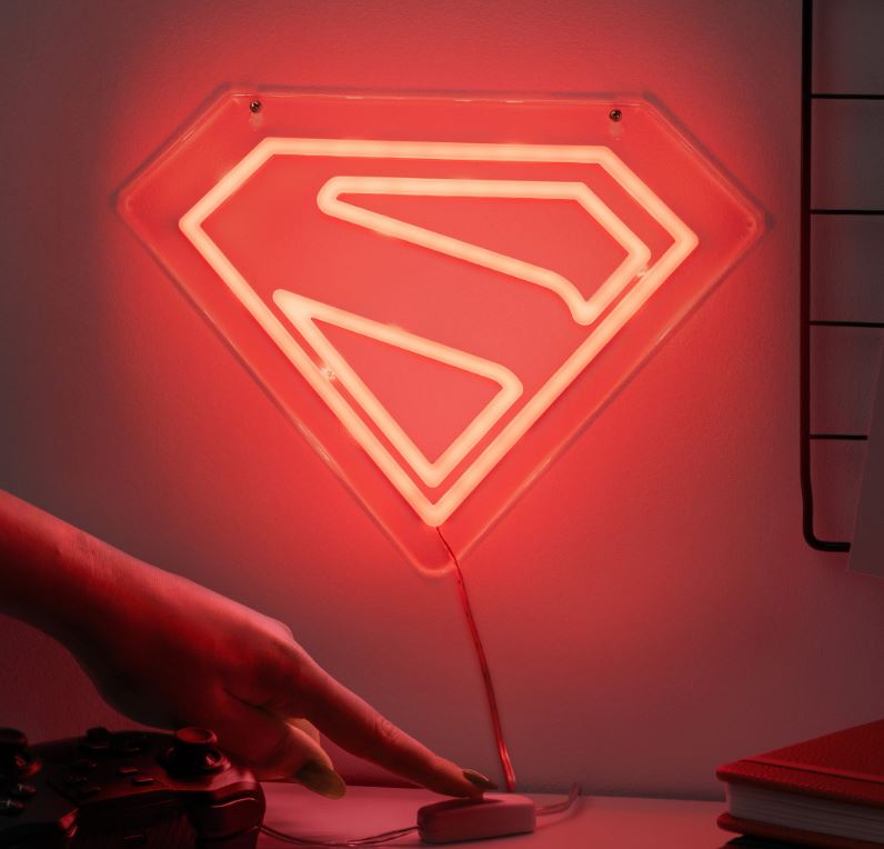 Paladone Superman Wall Mountable LED Neon Light