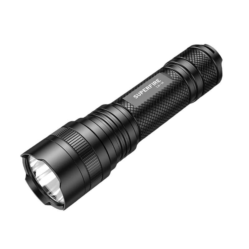 Flashlight Superfire L6-H, 750lm, USB-C, Latarka Superfire L6-H, 750lm, USB-C