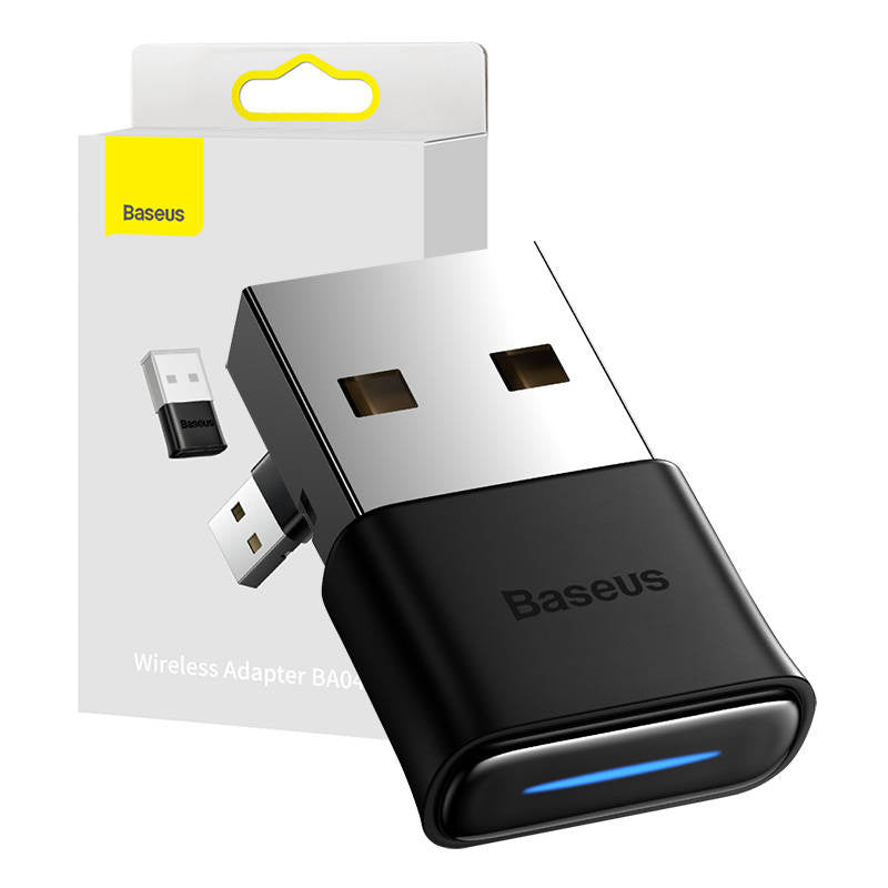 Baseus BA04 Bluetooth Adapter 5.1 (black), Adapter Baseus BA04 Bluetooth 5.1 (czarny)