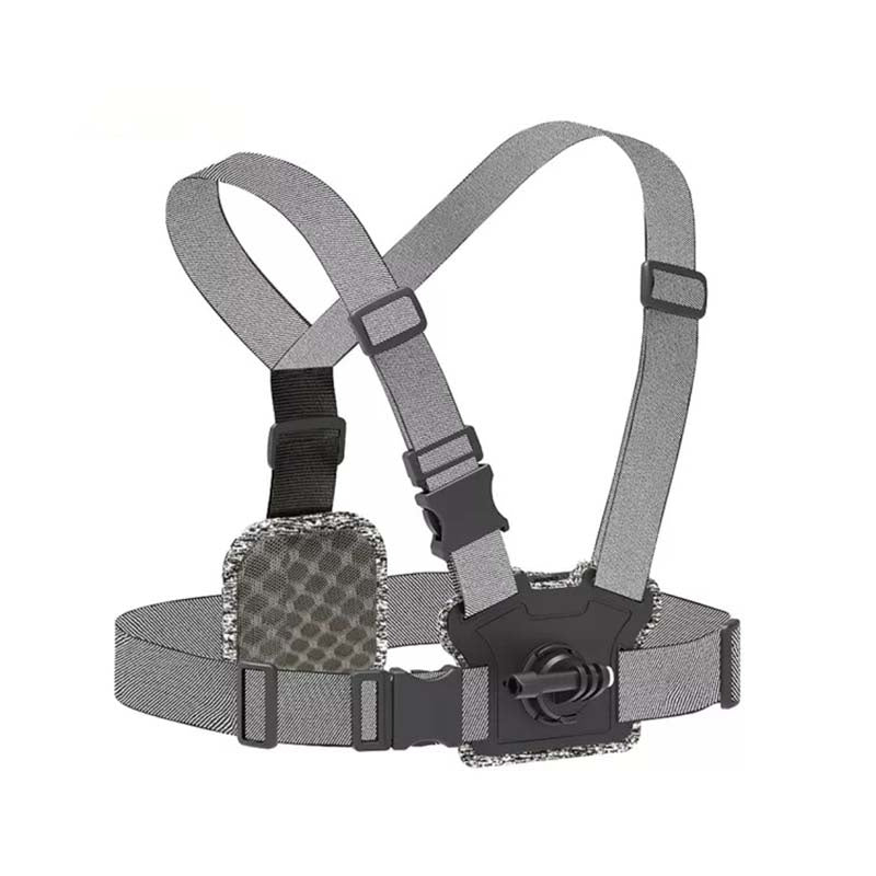 Chest strap Telesin with two sports camera mounts (GP-CGP-T06), Opaska na klatkę piersiową Telesin z dwoma mocowaniami na kamery sportowe (GP-CGP-T06)