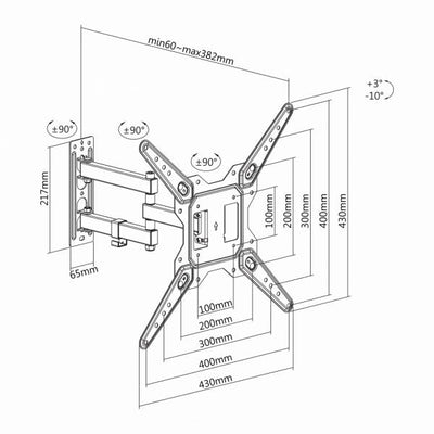 Sbox LCD-443 (23-55/30kg/400x400)