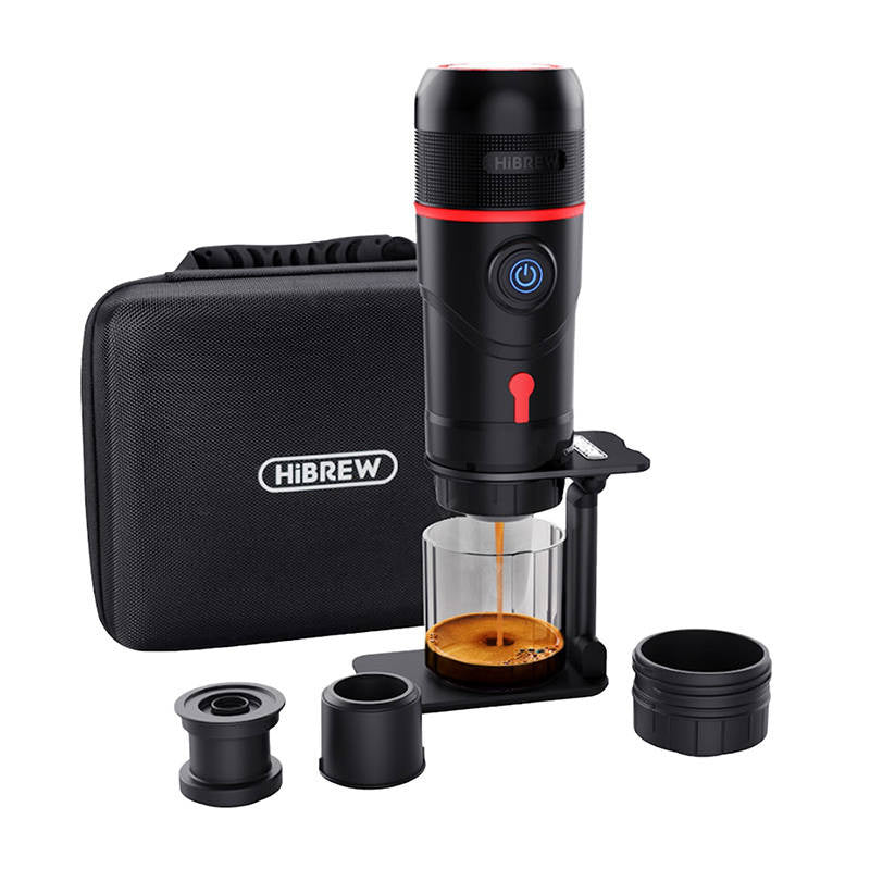 Portable coffee maker  3-in-1 with case HiBREW H4-premium  80W, Przenośny ekspres do kawy 3w1 z etui HiBREW H4-premium 80W