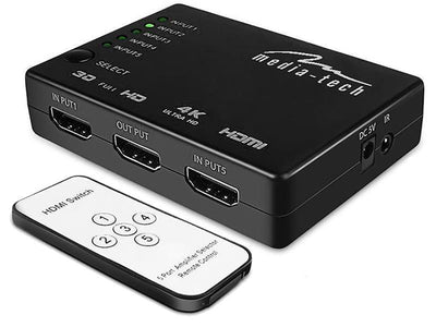 Media-Tech MT5207 5xHDMI-переключатель 4K