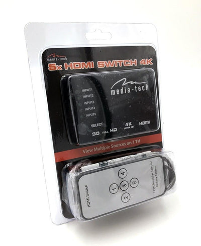 Media-Tech MT5207 5xHDMI-переключатель 4K
