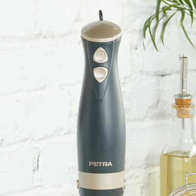 Petra PT5612BGRYVDE Hand blender blue grey/soft gold