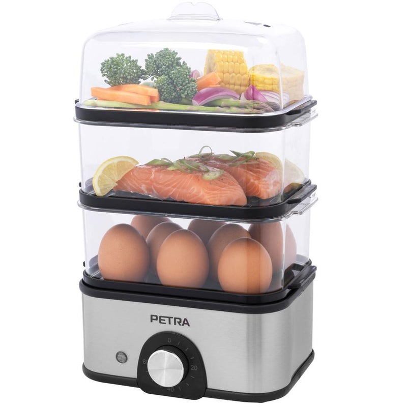 Petra PT5885VDEV2 Compact 3 Tier Steamer