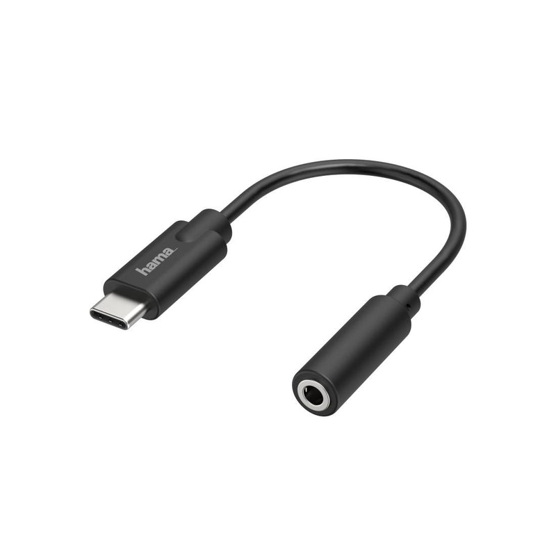 Hama 00205282 Аудиоадаптер USB-C на 3,5 мм, черный